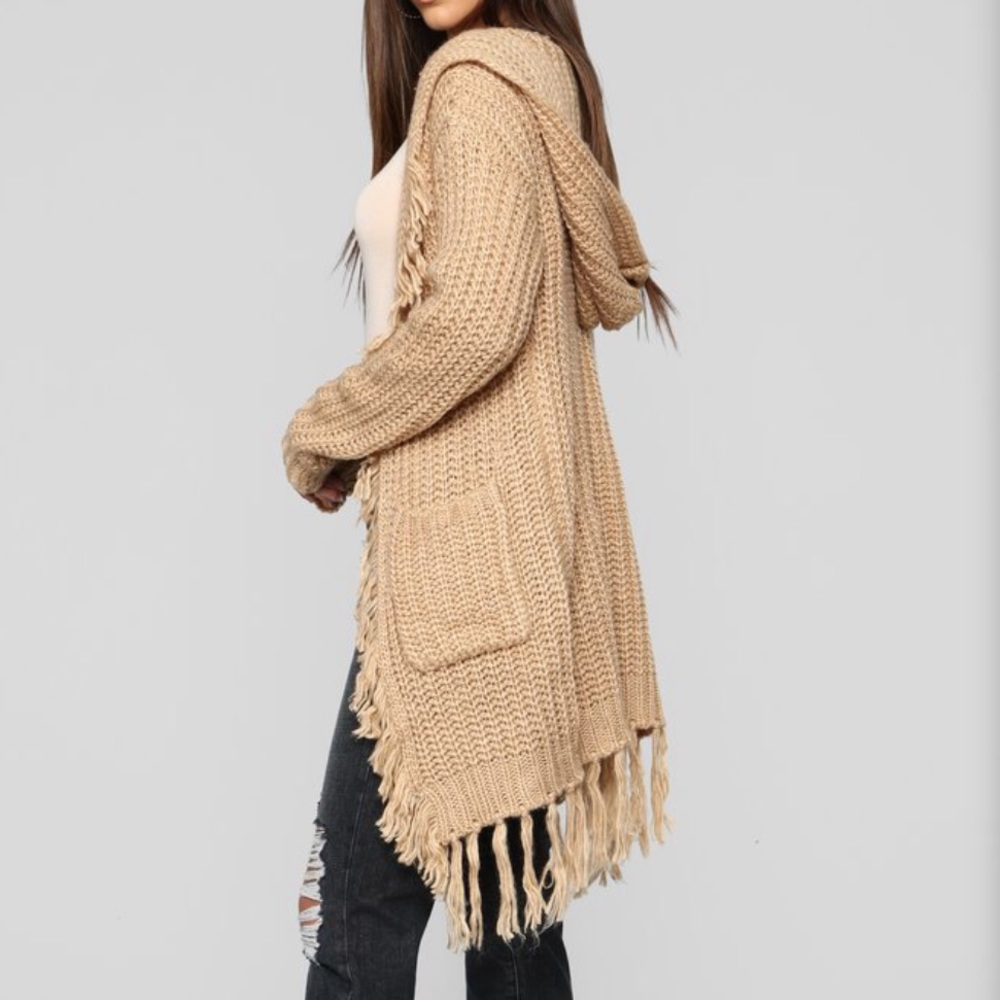 Fringe cardigan